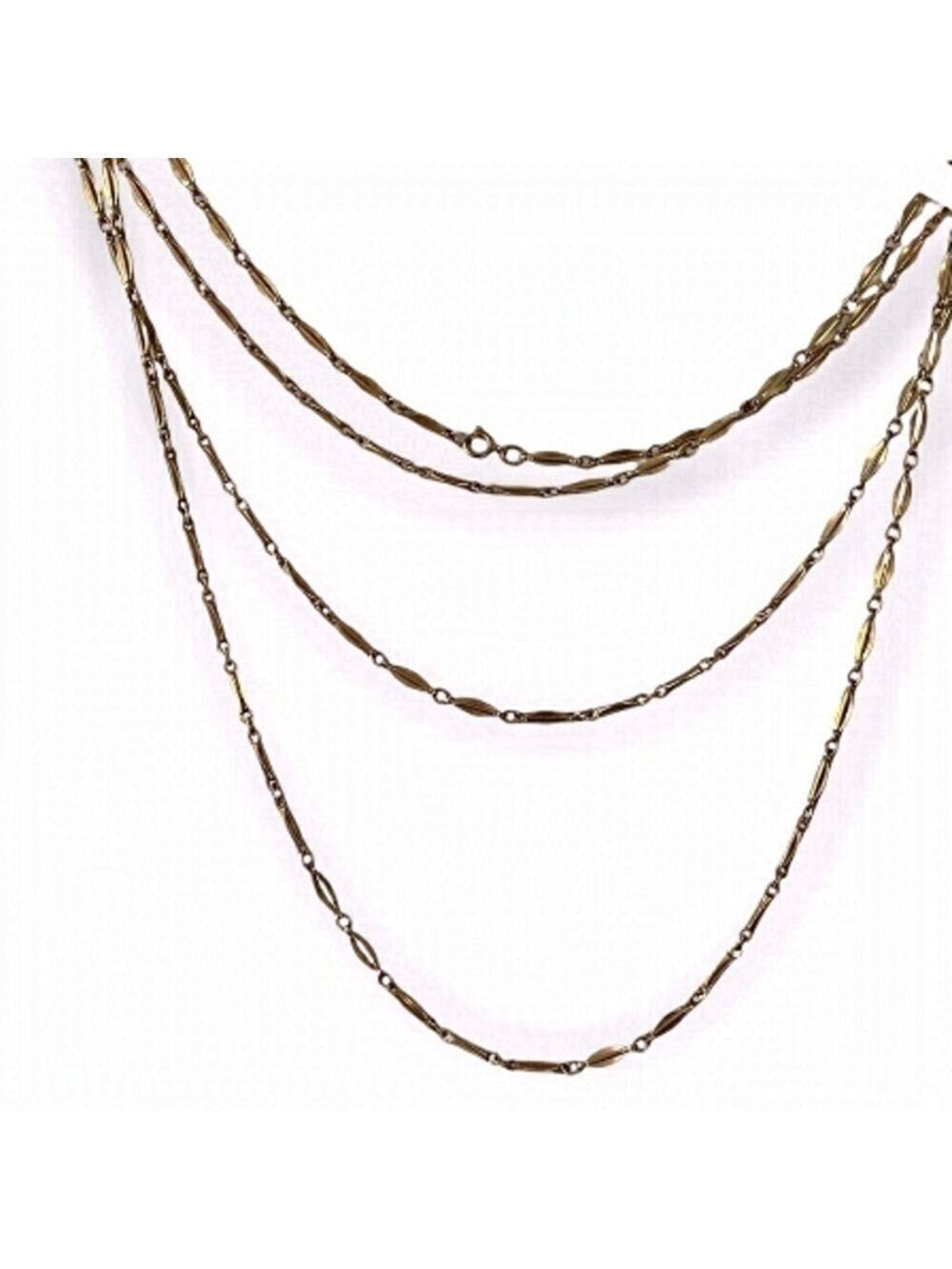 𝅺long gold necklace-54 inches